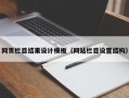 塔城网页栏目结果设计模板（网站栏目设置结构）